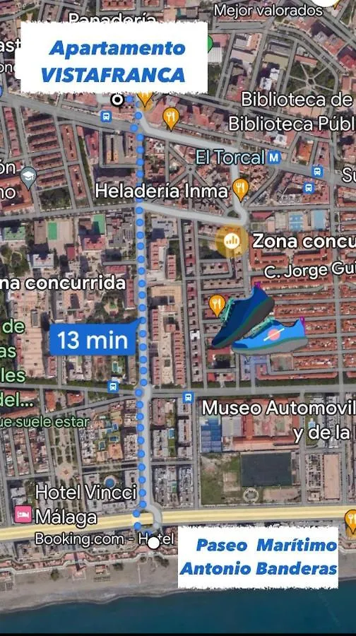 Apartman Apartamento Vistafranca Málaga Spanyolország